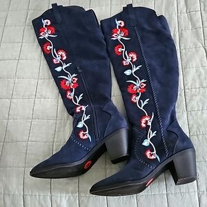 Carlos Santana over the knee boots